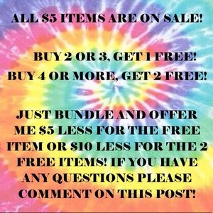 $5 SALE!!!!!